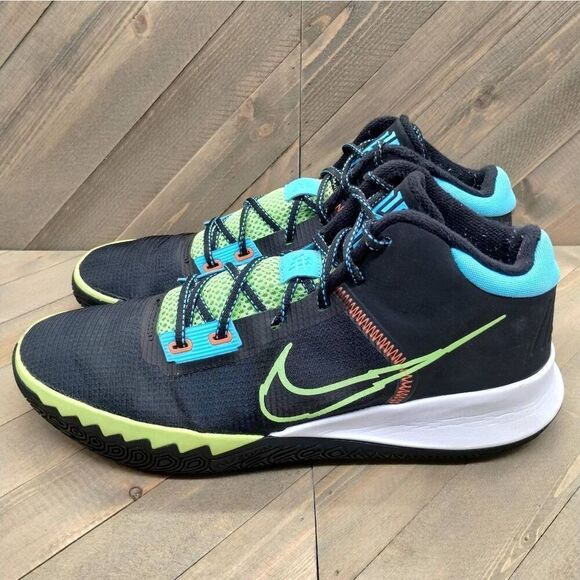 Nike Kyrie Flytrap 4 Black Lime‎ Glow Basketball Sneakers Mens Size 12 Shoes main image 9